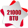 21000 Btu